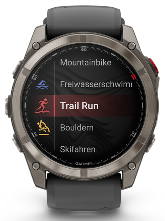 Garmin fenix 8 Pro 3,56 cm (1.4") AMOLED 51 mm Digital 454 x 454 Pixeles Pantalla táctil Grafito, Titanio Wifi GPS (satélite)