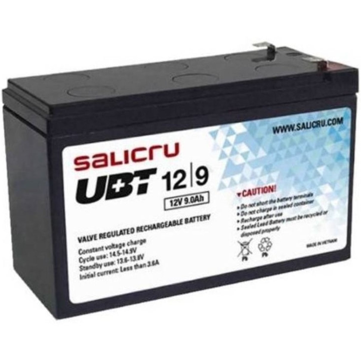 BATERIA AGM SALICRU COMPATIBLE PARA SAIS 9AH 12V