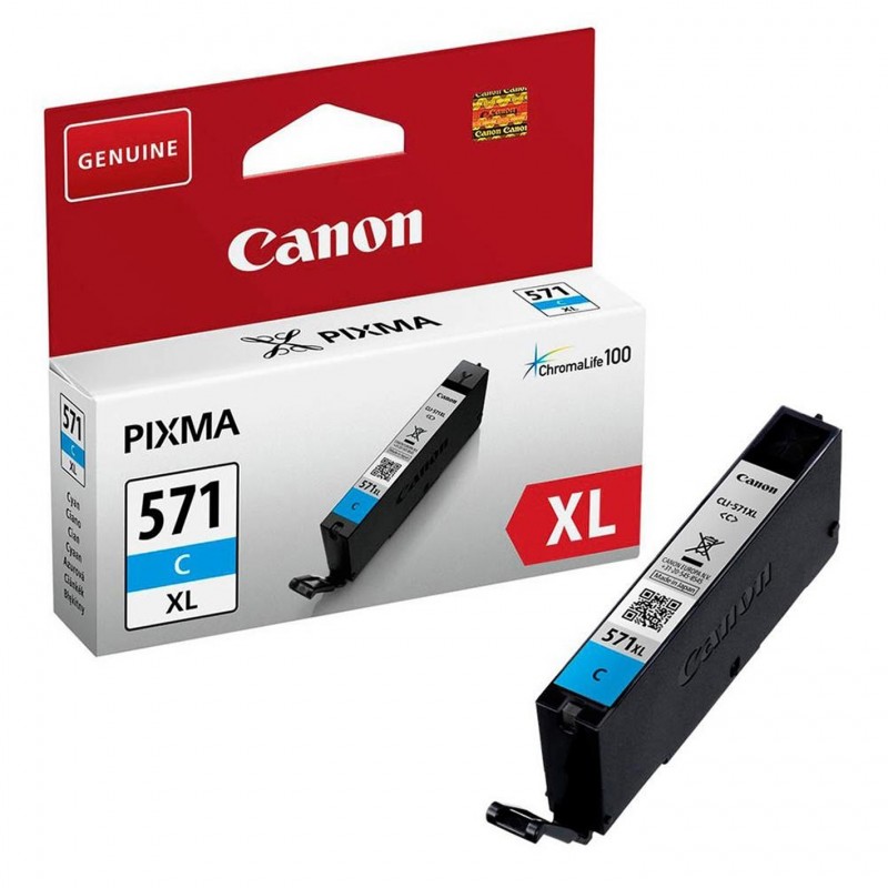 CARTUCHO TINTA CANON CLI-571C XL CIAN MG5751 MG6851 MG7750