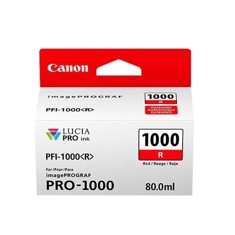CARTUCHO CANON PFI-1000R ROJO PRO-1000