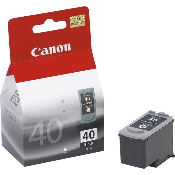 CARTUCHO TINTA CANON PG 40 NEGRO 16ML PIXMA 1600/ 2200/ 2600/ MP150/ 170/ 190/ 450/ PG40