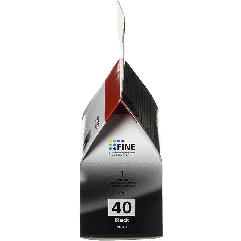 CARTUCHO TINTA CANON PG 40 NEGRO 16ML PIXMA 1600/ 2200/ 2600/ MP150/ 170/ 190/ 450/ PG40