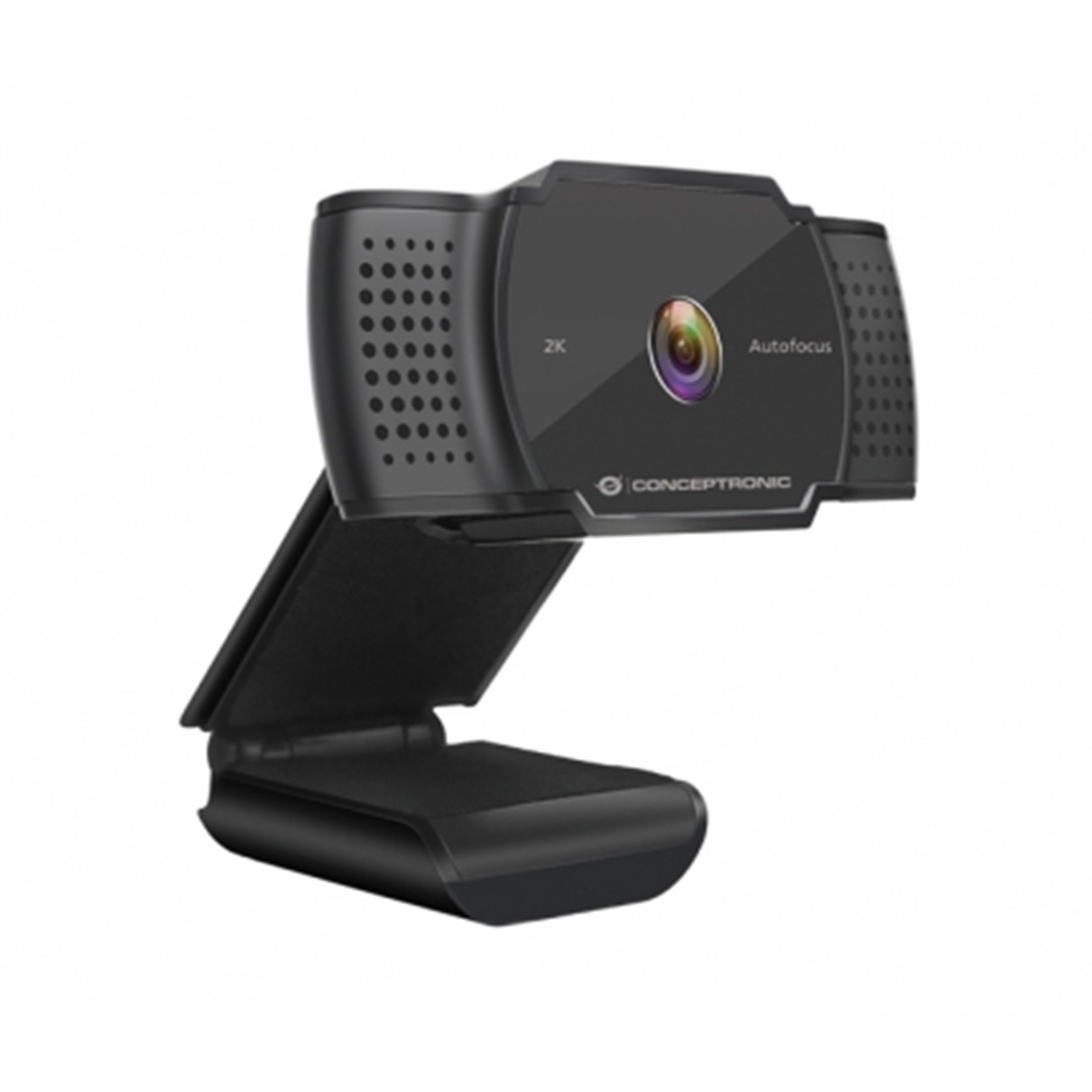 WEBCAM 2K CONCEPTRONIC AMDIS02B 5MP/ USB / 3.6MM /30 FPS / ANGULO VISION 72º/ ENFOQUE AUTOMATICO / MICROFONO INTEGRADO