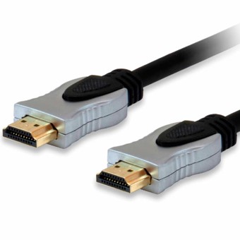 CABLE HDMI EQUIP 2.0 HIGH SPEED CON ETHERNET MACHO-MACHO 7.5M NEGRO