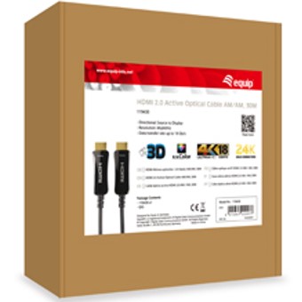 CABLE HDMI EQUIP 2.0 4K MACHO-MACHO 100M