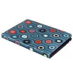 FUNDA BOOKCASE UNIVERSAL SILVER HT + PROTECTOR DE PANTALLA