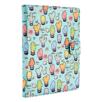 FUNDA UNIVERSAL ROTATORY 360º SILVER HT PARA TABLET 9-10.1" CACTOOS GREEN METAL
