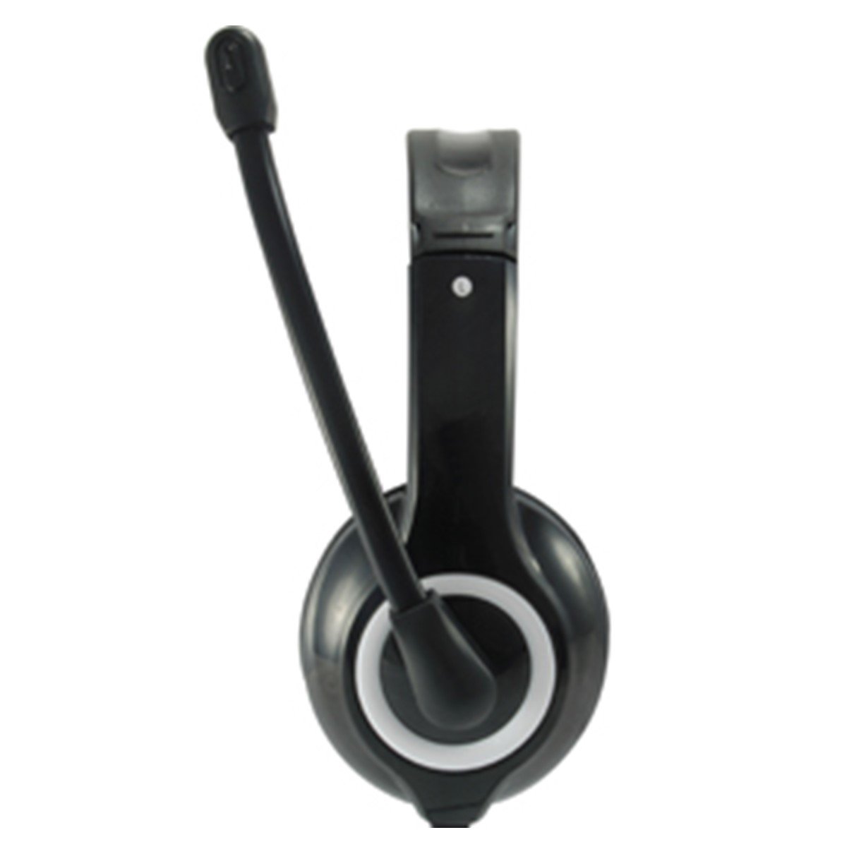 AURICULAR EQUIP USB + MICROFONO FLEXIBLE CONTROL DE VOLUMEN NEGRO