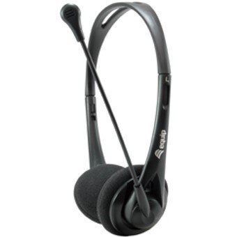 AURICULAR EQUIP LIFE MICROFONO JACK 3.5MM ( INCLUYE ADAPTADOR 1 A 2 JACKS ) NEGRO