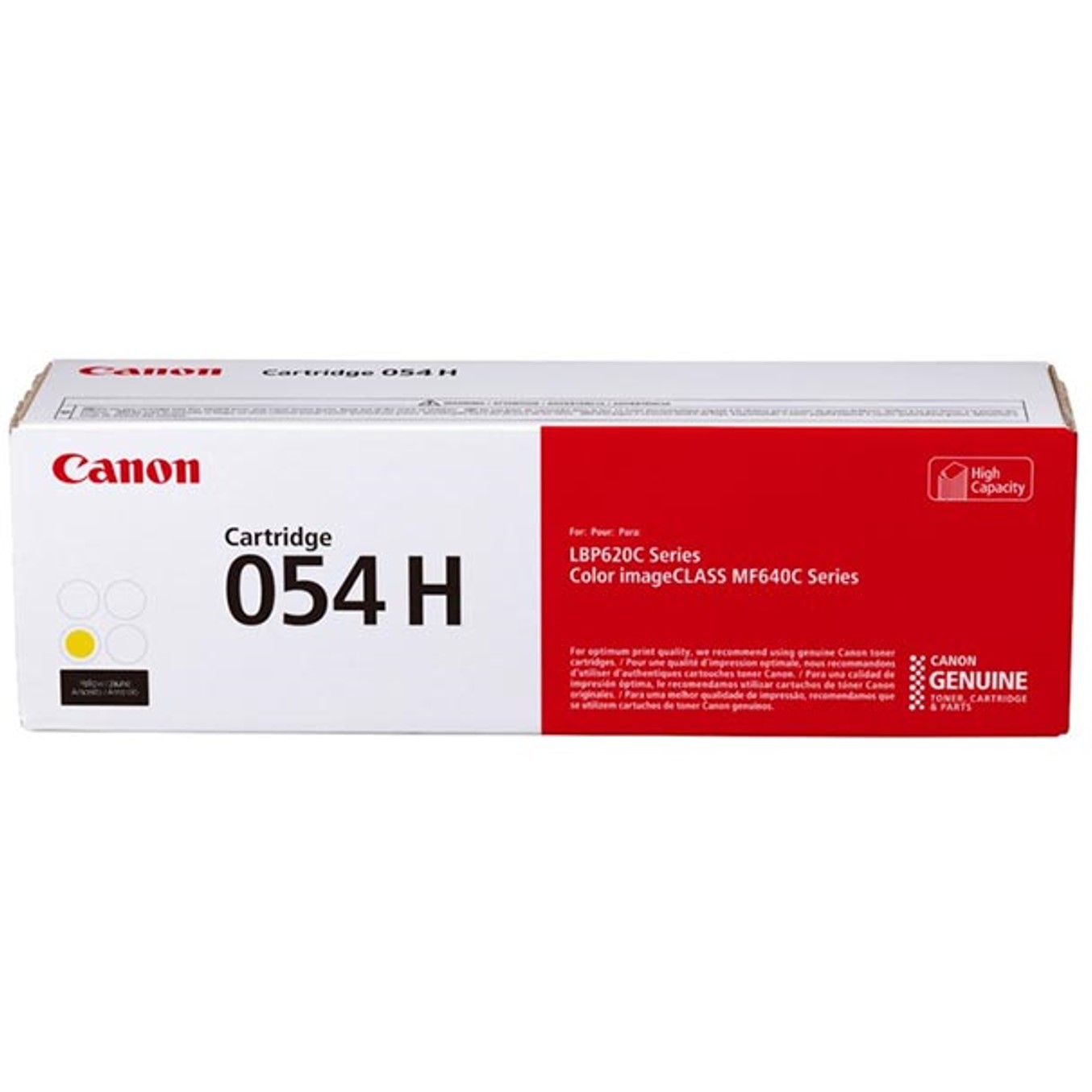 TONER CANON 054H AMARILLO 2300 PAG LBP622/ MF641/ MF644/ LBP621/ LBP623/ MF641/ MF643/ MF645