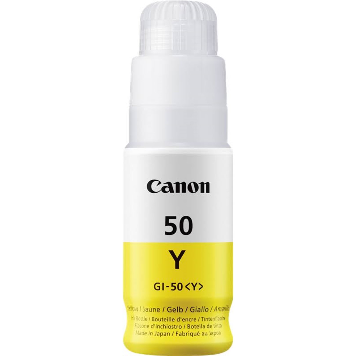 BOTELLA TINTA CANON GI-50Y AMARILLO 70ML 7700 PAGINAS
