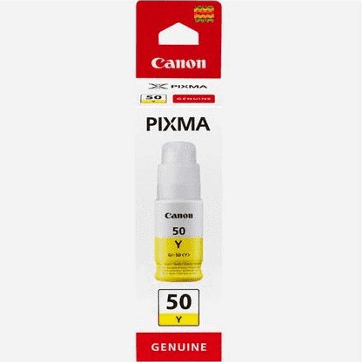 BOTELLA TINTA CANON GI-50Y AMARILLO 70ML 7700 PAGINAS
