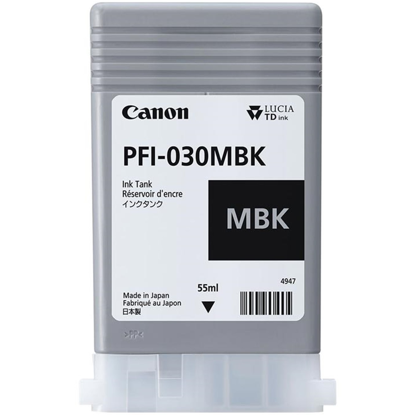 CARTUCHO CANON PFI-030 NEGRO MATE TA-20TA-20 MFP L24eiTA-30TA-30 MFP L36ei