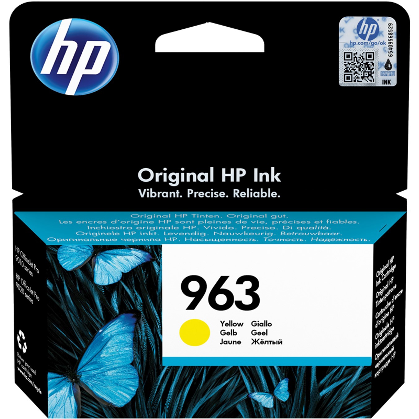CARTUCHO TINTA HP 963 3JA25AE AMARILLO 10.74ML 700 PAGINAS
