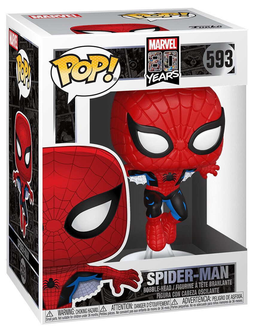 FUNKO POP MARVEL SPIDER-MAN 80TH PRIMERA APARICION
