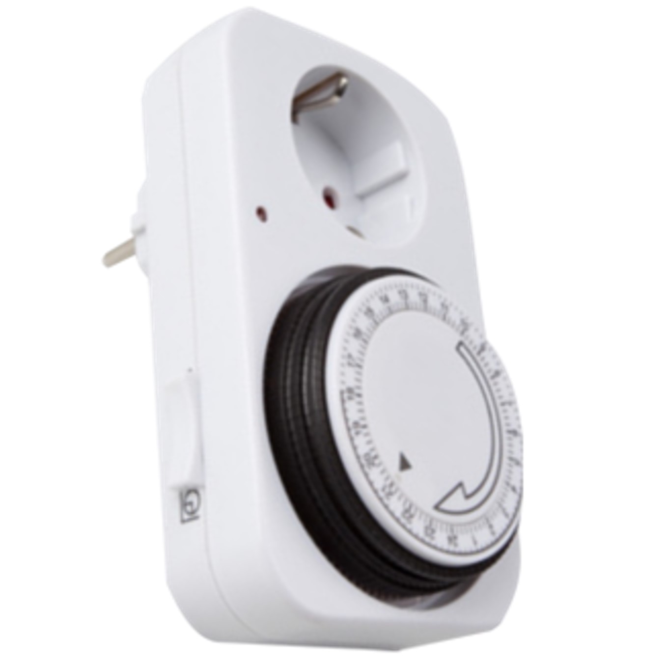 PROGRAMADOR SILVER ELECTRONIC ANALÓGICO/ 24 HORAS/ 3600W/ 250V/ 16A/ 50HZ/ IP 20/ AJUSTABLE 15 MINUTOS/ 24H NEGRO