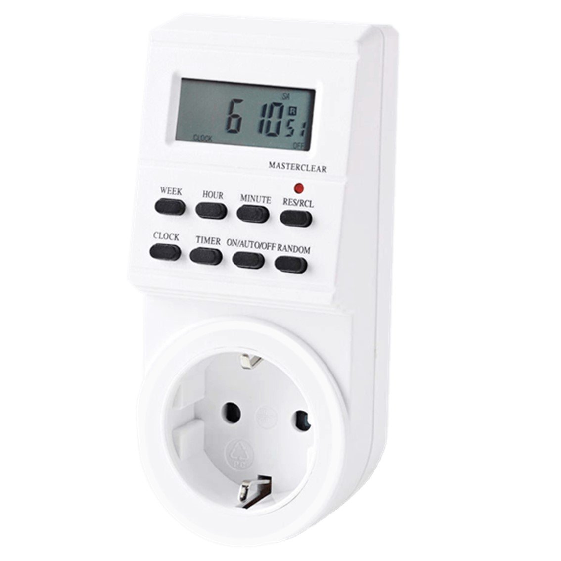 PROGRAMADOR SILVER ELECTRONIC DIGITAL/ SEMANAL/ 3600W/ 250V/ 16A/ 50HZ/ IP 20/ AJUSTABLE MULTIFUNCION