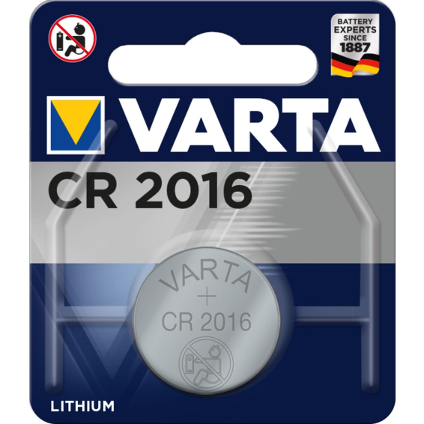 BLISTER PILAS VARTA LITIO BOTON CR 2016 3V