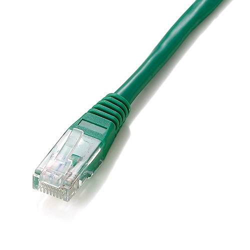 CABLE RED EQUIP LATIGUILLO RJ45 U/ UTP CAT6 0.5M VERDE