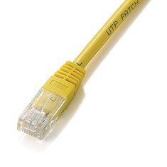 CABLE RED EQUIP LATIGUILLO RJ45 U/ UTP CAT6 0.25M AMARILLO