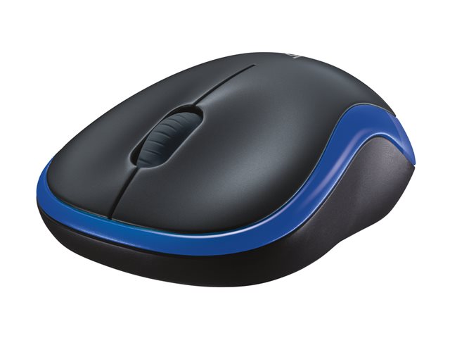 MOUSE RATON LOGITECH M185 OPTICO WIRELESS INALAMBRICO AZUL 2.4GHZ