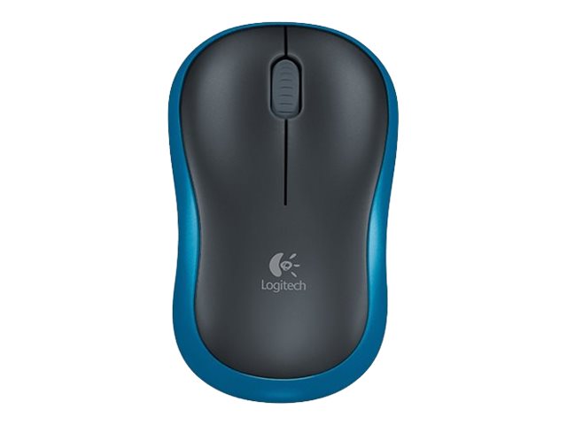 MOUSE RATON LOGITECH M185 OPTICO WIRELESS INALAMBRICO AZUL 2.4GHZ