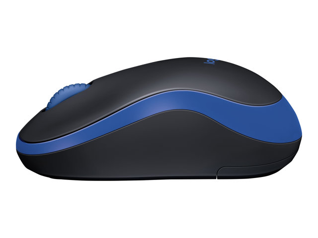 MOUSE RATON LOGITECH M185 OPTICO WIRELESS INALAMBRICO AZUL 2.4GHZ