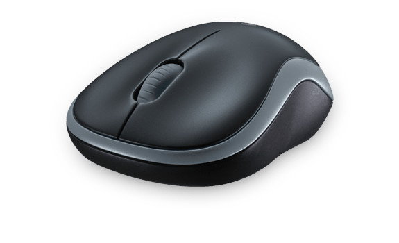 MOUSE RATON LOGITECH WIRELESS M185 OPTICO GRIS 2.4GHZ
