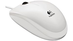 MOUSE RATON LOGITECH B100 OPTICO USB 2.0 BLANCO