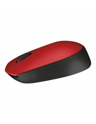MOUSE RATON LOGITECH M171 OPTICO WIRELESS INALAMBRICO ROJO