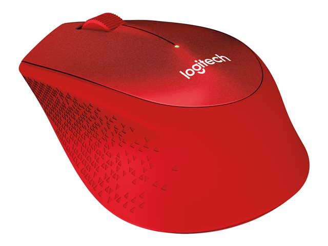 MOUSE RATON LOGITECH M330 OPTICO WIRELESS INALAMBRICO SILENT PLUS ROJO