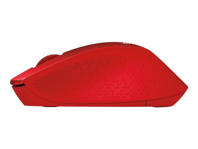 MOUSE RATON LOGITECH M330 OPTICO WIRELESS INALAMBRICO SILENT PLUS ROJO