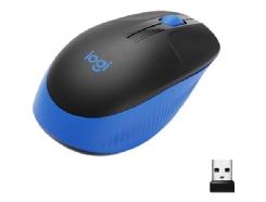 MOUSE RATON LOGITECH M190 FULL SIZE OPTICO WIRELESS INALAMBRICO AZUL