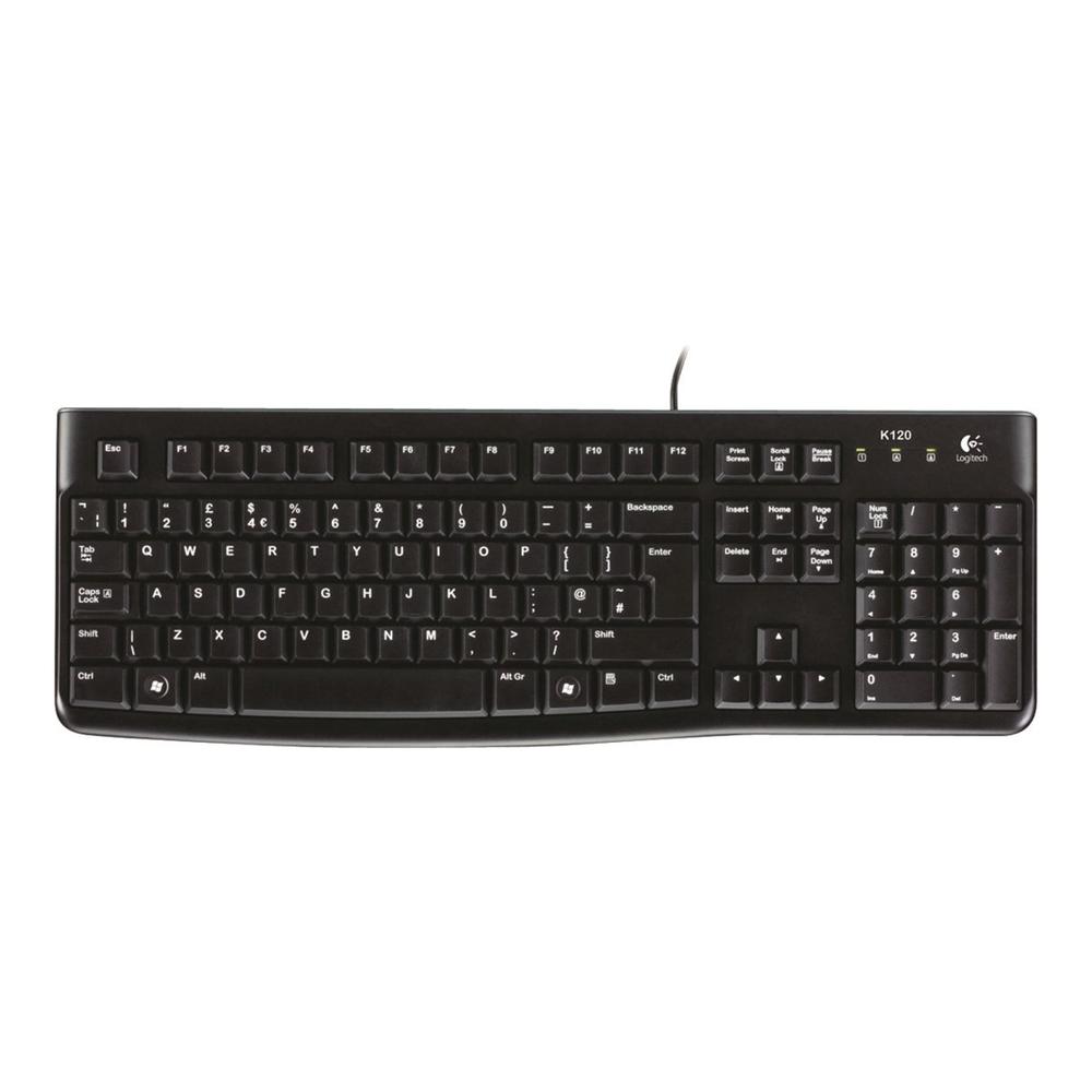 TECLADO LOGITECH K120 USB NEGRO OEM