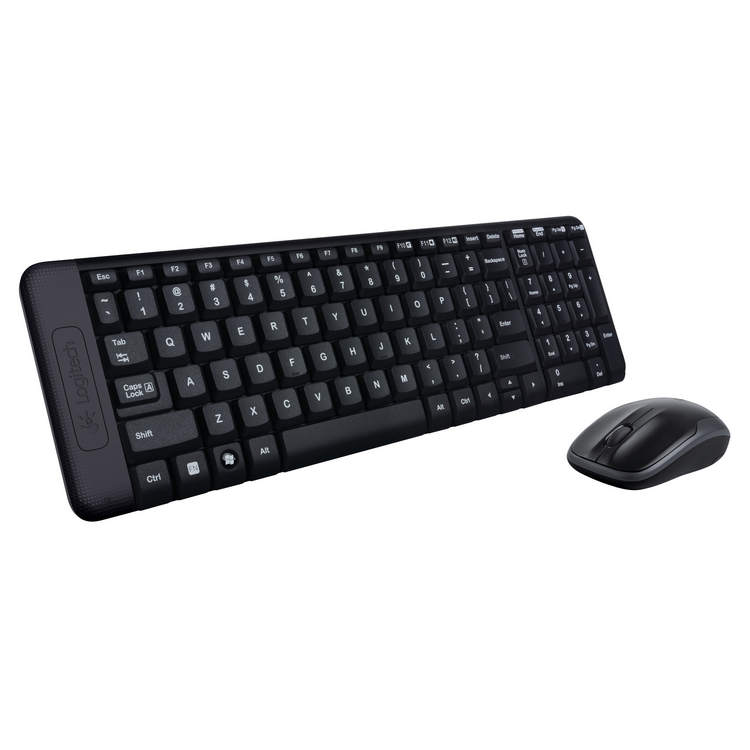 TECLADO + MOUSE LOGITECH MK220 WIRELESS INALAMBRICO INGLES (EEUU)