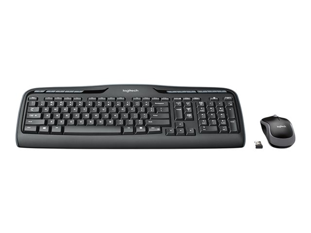 TECLADO + MOUSE LOGITECH MK330 WIRELESS INALAMBRICO USB 2.0 NEGRO 2.4GHZ
