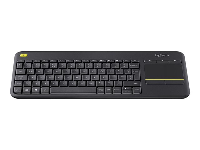 TECLADO LOGITECH K400 PLUS TOUCH KEYBOARD NEGRO WIRELESS INALAMBRICO