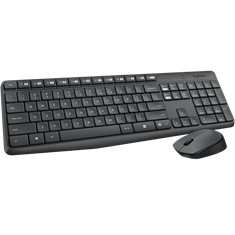 TECLADO + MOUSE LOGITECH MK235 WIRELESS INALAMBRICO RESISTENTE A SALPICADURAS