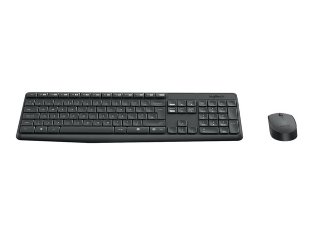 TECLADO + MOUSE LOGITECH MK235 WIRELESS INALAMBRICO RESISTENTE A SALPICADURAS