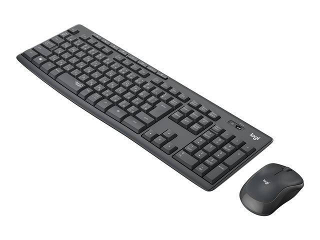 Teclado + mouse Logitech MK295 Silent negro wireles inalambrico