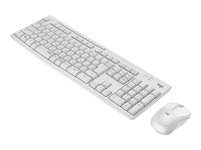 Teclado + mouse Logitech MK295 Silent blanco wireless inalambrico