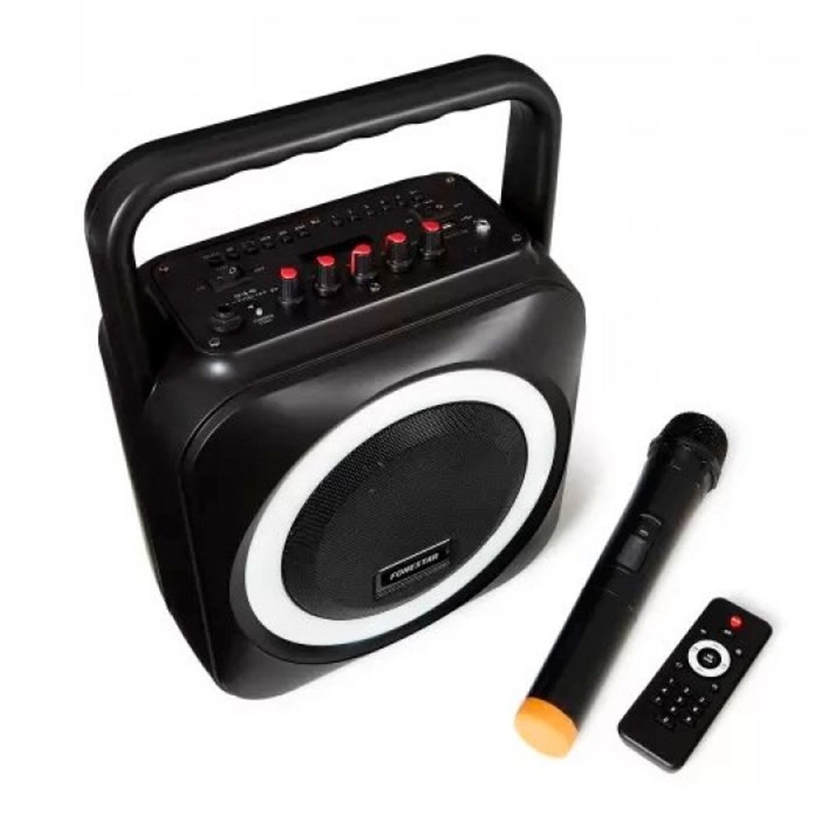 ALTAVOZ PORTATIL FONESTAR BOX-35LED BLUETOOTH/ KARAOKE/ USB/ SD/ MICROFONO INALAMBRICO/ 35W RMS