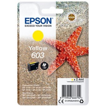 CARTUCHO TINTA EPSON C13T03U44010 SINGLEPACK AMARILLO 603 ESTRELLA DE MAR