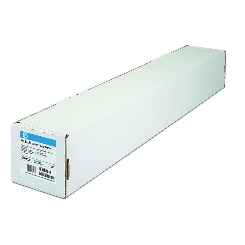 PAPEL HP BLANCO BRILLANTE 90G/M2 ROLLO 45 MX61CM