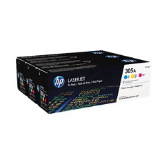 PACK TONER CF370AM 305A CIAN -MAGENTA-AMARILLO