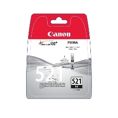 CARTUCHO TINTA CANON CLI 521BK NEGRO 9ML PIXMA 3600/ 4600/ 4700/ MP540/ 550/ 560/ 620/ 630/ 640/ 980/ MX860/ 870 BLISTER