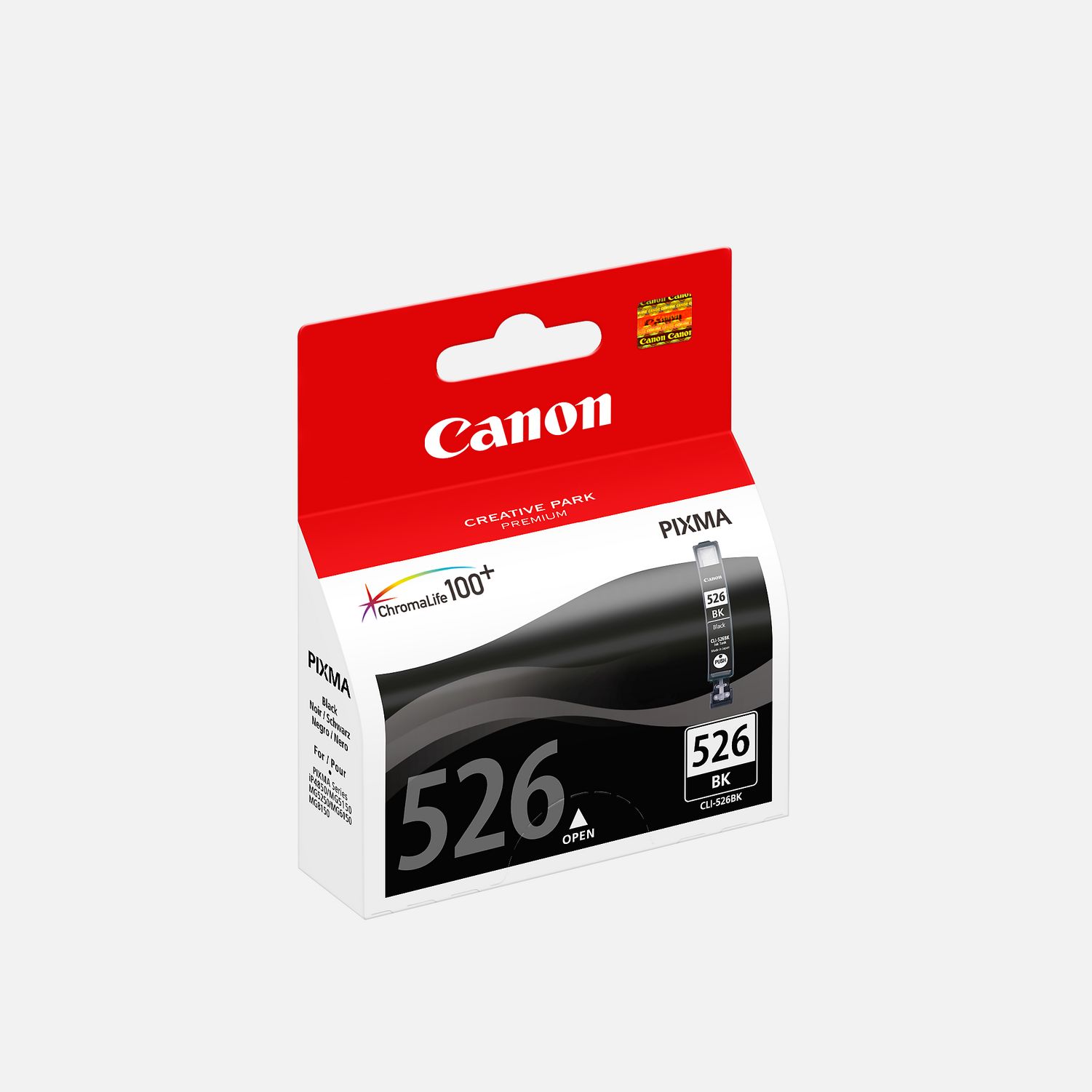 CARTUCHO TINTA CANON CLI 526 NEGRO 9ML IP 4850/ MG 5150/ 5250/ 6150/ 8150