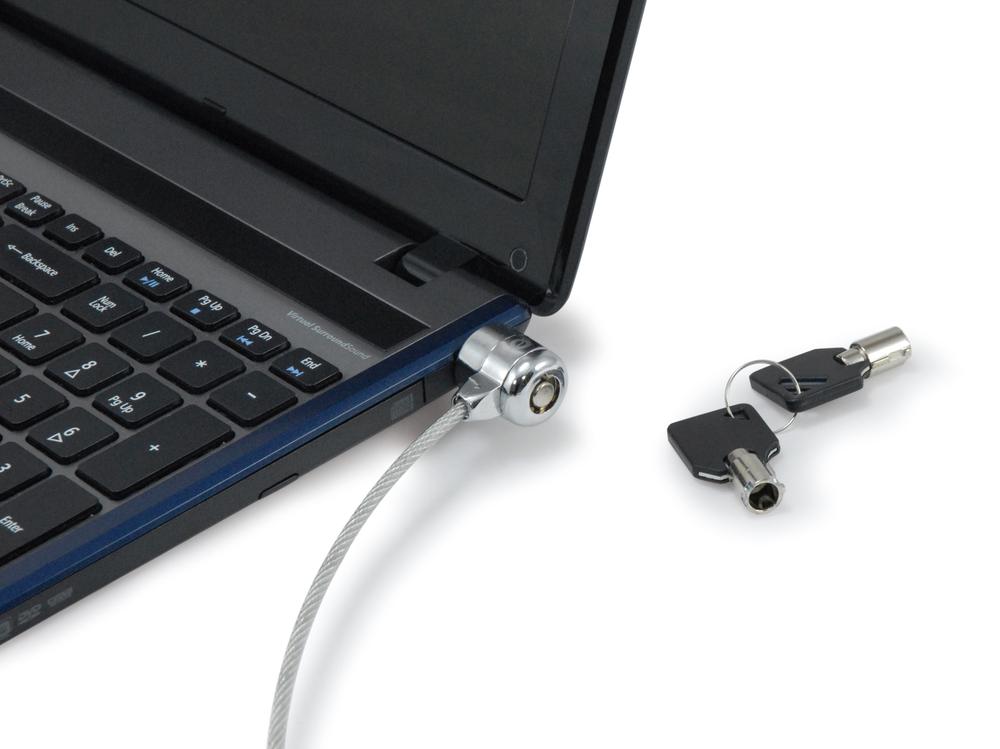CABLE SEGURIDAD CONCEPTRONIC KENSINGTON CON LLAVE PARA PORTATILES 1.5M