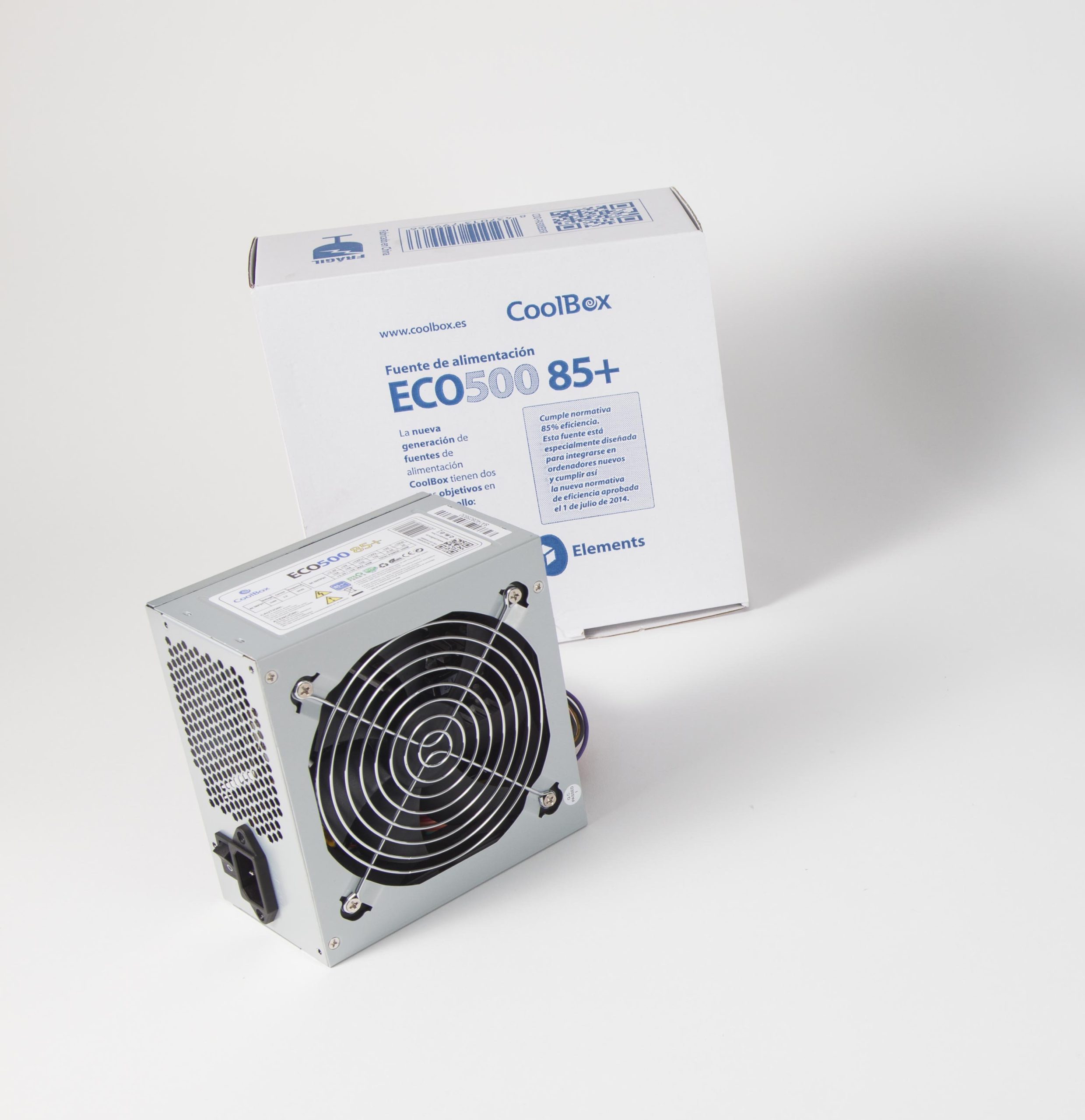 FUENTE DE ALIMENTACION COOLBOX ATX ECO 500 85+ FULL RANGE