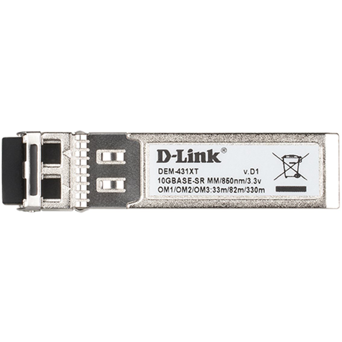 ADAPTADOR SFP+ D-LINK DEM-431XT 10GBASE-SR MULTIMODO 300M FIBRA OPTICA